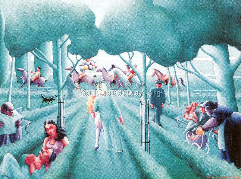 Sunday in the Park - 阿基保尔·约翰·莫特利